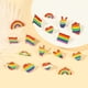 thumbnail image 5 of Pin de solapa con insignia de pintura de aleación creativa con personalidad de corazón y bandera de amor de arcoíris, 5 of 6
