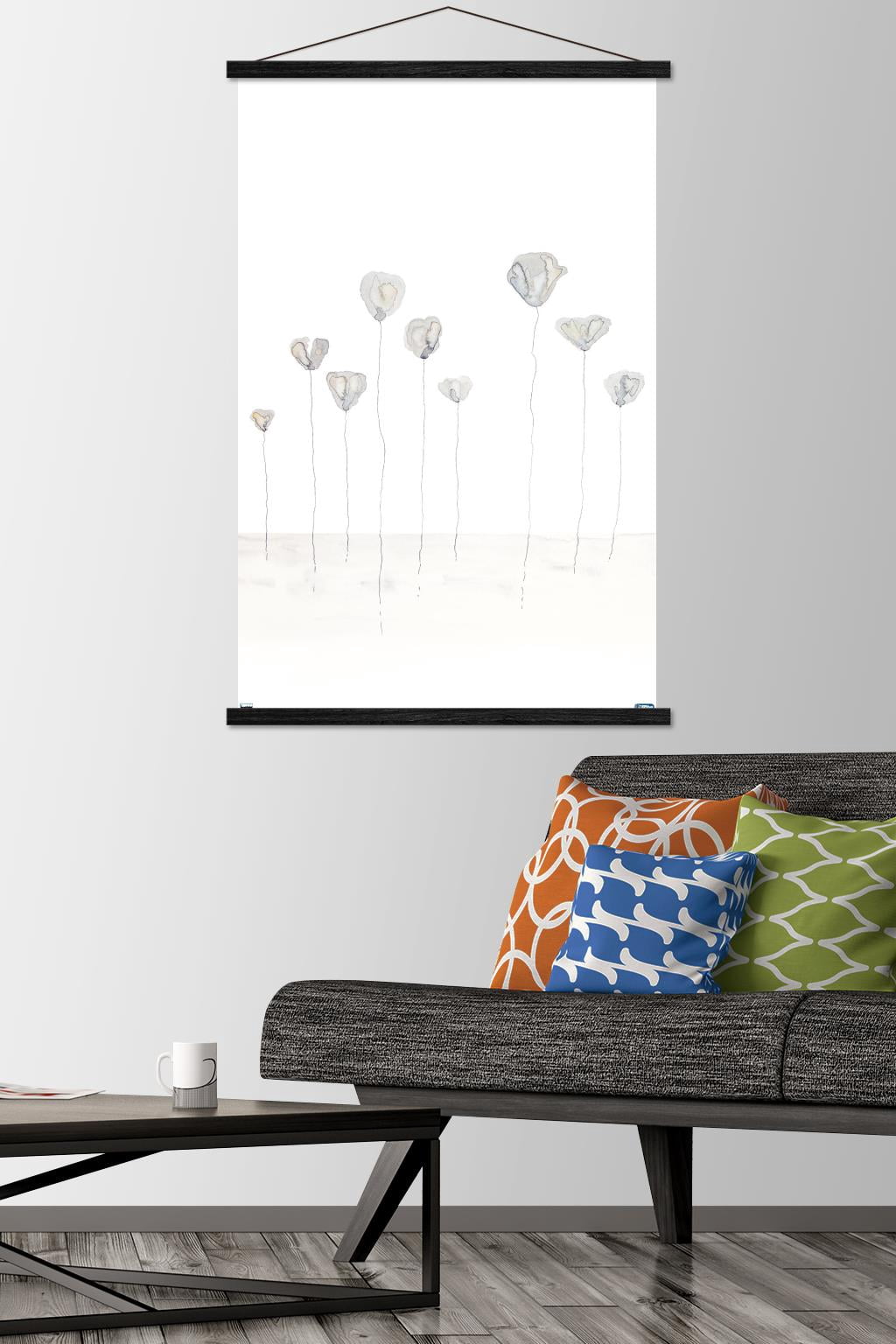 Reinders - Flowers Wall Poster with Magnetic Frame, 22.375" x 34"