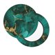 thumbnail image 2 of Balery Green Gold Glitter Fundas de asiento para taburete de bar redondo de tela de terciopelo ajustables que protegen de arañazos y manchas para sillas de 14 a 17 pulgadas.-14 inch, 2 of 7