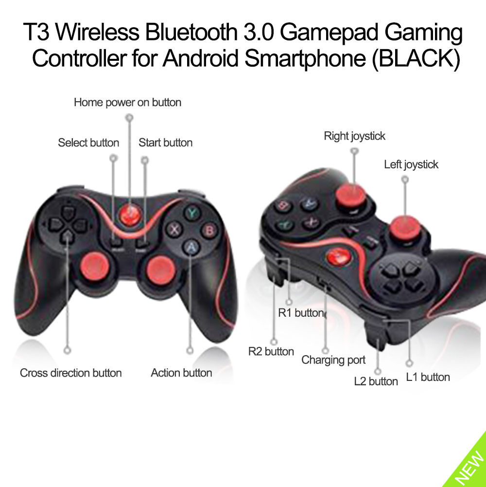 Gamepad inalámbrico Bluetooth 4.0 TekDeals para teléfonos Android, TV box, tablets y PC 8