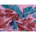 thumbnail image 6 of oneOone Rayon Fuchsia Violet Fabric Leaves & Flower Quilting Supplies Print Sewing Fabric By The Yard 56 Inch Wide, 6 of 6