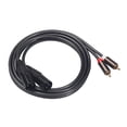 thumbnail image 2 of 2 2 XLR Cable de sonido Cable de sonido licencia de oro Carcasa de aleación de zinc Hugo Línea de interconexión de micrófono, 2 of 7