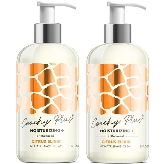 Coochy Plus Intimate Shaving Cream CITRUS ELIXIR 2 Pack