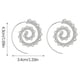 thumbnail image 4 of Jumpingount Pendientes circulares de remolino, decoraciones para mujer, diario, colgante para colgar en la oreja, colgantes de joyería con Type1 NO1, 4 of 6