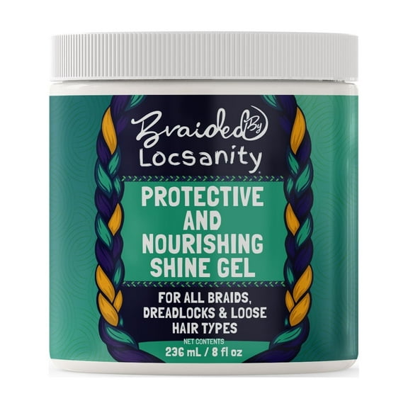 Braided by Locsanity Protective & Nourishing Style Sculpt & Shine Gel