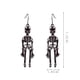 thumbnail image 2 of Pendientes para mujer, regalos para mujer, aretes colgantes vintage de calavera y esqueleto para mujer, accesorios de joyería gótica de bruja para Halloween, aretes modernos pequeños para mujer, 2 of 3