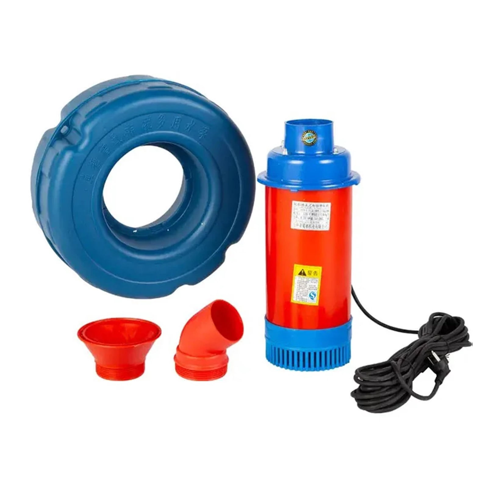 1100W Floating Water Ventilator Pump Fish Pond Aquarium Oxygen Irrigation Drainage Small Scale Irrigation System