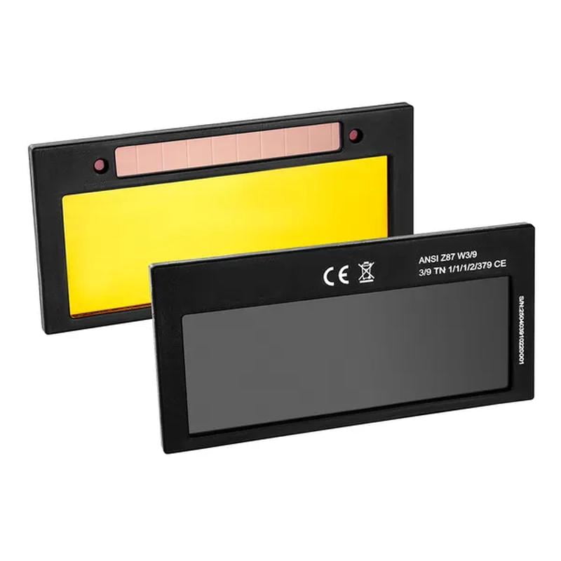 Auto Darkening Welding Lens, Shade 10 True Color Welding Lens with Dual Arc Sensors & Gold Coating, Compatible with Most Welding Helmets for TIG, MIG, MMA, ARC Applications