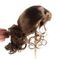 thumbnail image 3 of Monique Synthetic Mohair Brown Black Clarissa Doll Wig, 3 of 4