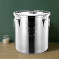 thumbnail image 2 of 48L Stainless Steel Airtight Canister for Kitchen, Food Storage Containers, Rice Cereal Grain Container, Storage Food Flour Sugar Milk Cookie, 2 of 23