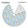 thumbnail image 2 of Sikiie Corgi Dog 1 30-48 inches {designName} Print Christmas Tree Skirt Snowman Xmas Tree Skirt with Edge Christmas Decorations for Holiday Party48", 2 of 7