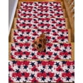 thumbnail image 2 of Independence Day Stair Treads Non Slip for Steps U.S. Flag Themed Stained Retro Texture 7 Pcs Reusable Adhesive Stair Runner Mats for Dogs Elders Carpet Treads Rugs for Staircase 8x30 In, 2 of 7