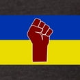thumbnail image 3 of CafePress - Ukrainian Flag With Fist T Shirt - Mens Football Shirt, 3 of 4