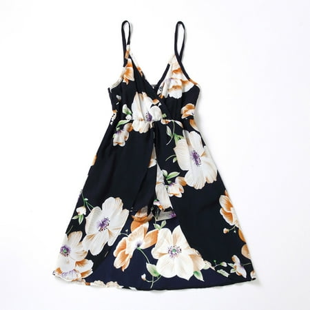 

Cathalem Family Feeling Christmas Pajamas Matching Sweet Print Sundress Floral Beach Mommy Me And Family Pajamas Pants Adults Suit Black 6