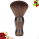 thumbnail image 4 of Cepillo profesional para el cuello de barbero con cerdas de fibra suave y mango ergonómico de madera para salones de belleza., 4 of 5