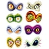 New 8 Count Halloween Evil Eyes Wall Clings Party Decoration 12-17"