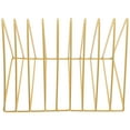 thumbnail image 3 of Shisuyan Desktop Book Rack Metal Books Rack File Organizer Triangle Iron Desktop Storage Book Rack, 3 of 8