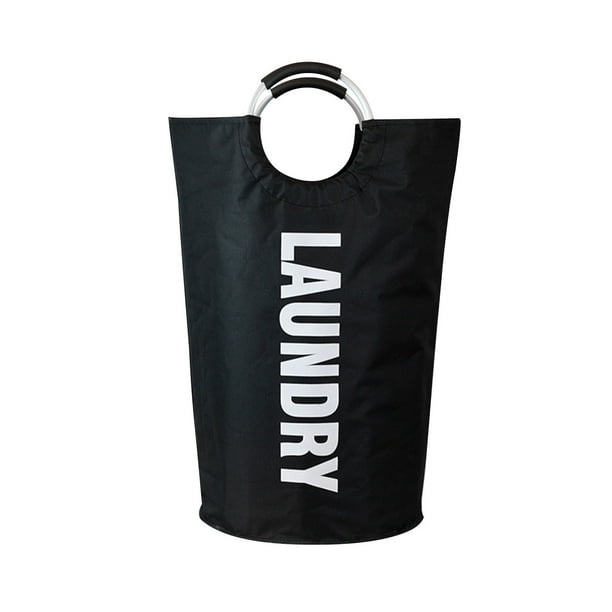 Xihbxyly Cesto para La Ropa, Espacioso y Plegable, Asa de Aluminio Ligera, Solución de Almacenamiento Versátil, Ideal para Lavanderías Domésticas y Dormitorios, Diseño Duradero.