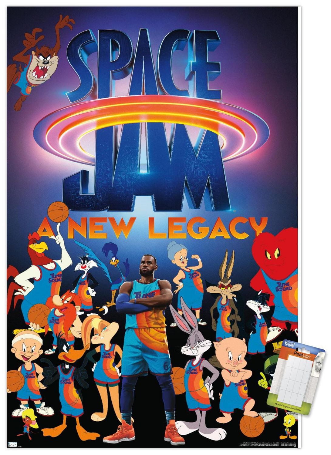 Space Jam: A New Legacy - Team Wall Poster, 14.725" x 22.375"