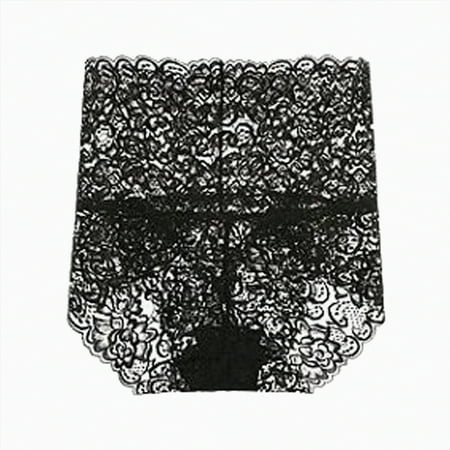 Meiodtion Underwear for Women Comfort Thong Tummy Control Seamless Panties High Waist Cheeky Panty  Black  M