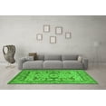 thumbnail image 3 of Ahgly Company Indoor Round Oriental Green Traditional Area Rugs, 5' Round, 3 of 4