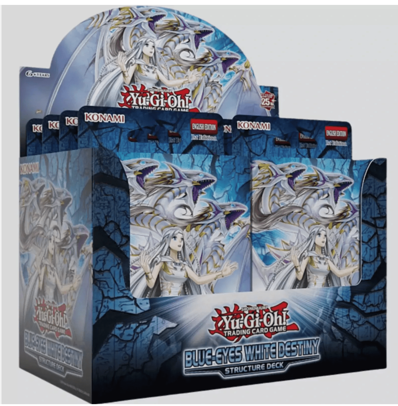 Yu-Gi-Oh Blue-Eyes White Destiny Structure Deck Box