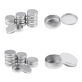 thumbnail image 1 of 20 / paquete (30G, 100 Recipientes de lata de plateados rosca para almacenar polvos cosmético mue Colco Latas de aluminio latas, 1 of 8