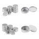 thumbnail image 1 of 20 / paquete (30G, 100G) Recipientes de lata de aluminio plateados con tapas de rosca para almacenar polvos cosméticos, mue Yinane Latas de aluminio latas, 1 of 8