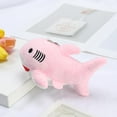 thumbnail image 6 of Kawaii Marine Animals Bags Decoration Cartoon Plush Shark Doll Stuffed Hold Pillow Key Chain Ocean Fish Toy PINK 18CM, 6 of 8