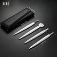thumbnail image 6 of Pedicure Knife Ingrown Toenail Kit, 4 PCS Professional Pedicure Tool Kit, Top Notch Foot Blade (Leather case included), 6 of 7