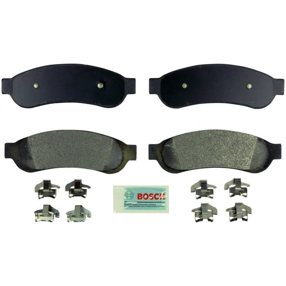 Bosch BE1067H Bosch Blue Semi-Metallic Brake Pads with Hardware