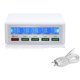 thumbnail image 1 of Adaptador de corriente de cargador USB multipuerto de 50 W con 1 QC 3.0 9V2A Max Quick Charge 3.0 Hub Cargador rápido Toma USB múltiple para iPhone 11/XR/7//8/6/6s/SE,i, 1 of 5
