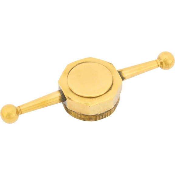 Model T Dog Bone Radiator Cap, Brass, Undrilled
