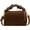 Brown, variant on Women's Trendy Ruched Handle Faux Suede Crossbody Bag - Multi-Carry Stylish Handbag for Work & Casual (3 Colors)