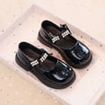 thumbnail image 5 of RotHome Toddler Mary Jane Flats Pearl Embellished Dress Shoes for Girls Flower Girl Wedding Party Pumps Soft Sole Non-Slip Satin Ballet Bow Knot, 5 of 9