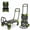 Green, variant on 2-in-1 330 lbs Capacity Foldable Cart, Folding Hand Truck Convertible Dolly Cart with Retractable Truck/Dolly for Travel, Moving, Shopping, Office, Green