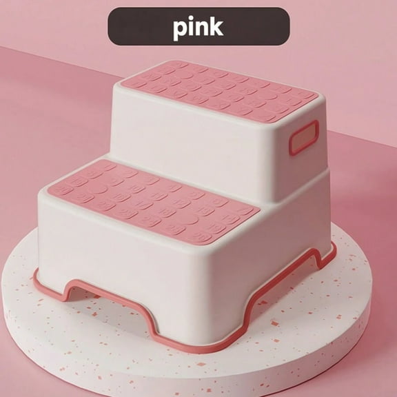 Stools For Kids, Children's Footstool, Toddler Step Stool For Bathroom Sink,No-Slip Double Up Step Stool For Toddlers Bathroom