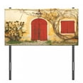 thumbnail image 3 of Shutters Headboard, Doorway with Blinded Door and Window to the Rural Tuscan House Italy Art, Upholstered Decorative Metal Bed Headboard with Memory Foam, Twin Size, Yellow Beige Red, by Ambesonne, 3 of 4