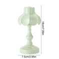 thumbnail image 3 of USB Rechargeable Table Lamp | Vintage European & American Style LED Night Light | Mini Bedside Lamp for Dorm & Bedroom | Gray ABS Material | 23x9x9cm, 3 of 6