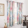 thumbnail image 3 of Watercolor Floral Pattern(2)_1 2 Panels Blackout Curtains for Bedroom Living Room Drapes Kitchen Room Window Blackout Curtain Grommet, 3 of 6