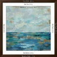 thumbnail image 5 of Art.com Seascape Sketches I Art Print by Silvia Vassileva, Brown Frame Wall Art, 38" x 38", 5 of 5