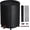 Black, variant on 50 Gallon Collapsible Rain Barrel, Portable Rainwater Collection System, Water Storage , Rain Catcher Barrel with Spigots and Overflow Kit,Rainwater Collector for Garden, Black