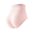 thumbnail image 4 of KHONTS High Waisted Underwear for Women Elastic Tummy Control Panties Seamless Comfy Briefs Pink M, 4 of 6