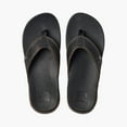 thumbnail image 3 of Reef Men CUSHION LUX BLACK/BROWN SANDAL, 3 of 4