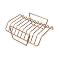 thumbnail image 4 of Almencla Rib Rack for Chicken, Steak, Lamb Chop Premium BBQ Accessory Meat Roast Rack Rose Gold, 4 of 8