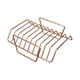 thumbnail image 4 of Soporte para costillas para pollo, bistec, chuletas de cordero, carne premium para asar a la parrilla Oro rosa, 4 of 8