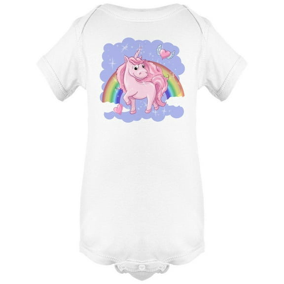 Unicorn With Rainbow Bodysuit Infant -Image by Shutterstock, 6 Months