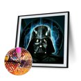 thumbnail image 1 of Cuadros Decorativos 5D bricolaje taladro redondo completo diamante pintura Darth Vader hogar decoración arte artesanía Wdftyju embutido en tela, 1 of 8