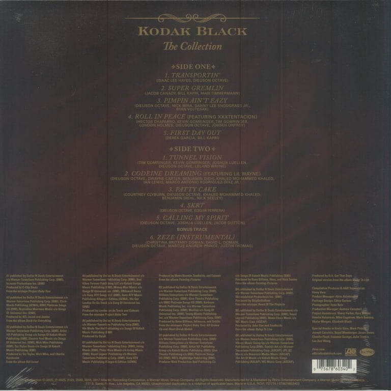 Kodak Black - The Collection - Music & Performance - Vinyl