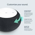 thumbnail image 3 of SNOOZ White Noise Sound Machine - Real Fan Inside, Control via iOS and Android App - Charcoal, 3 of 6
